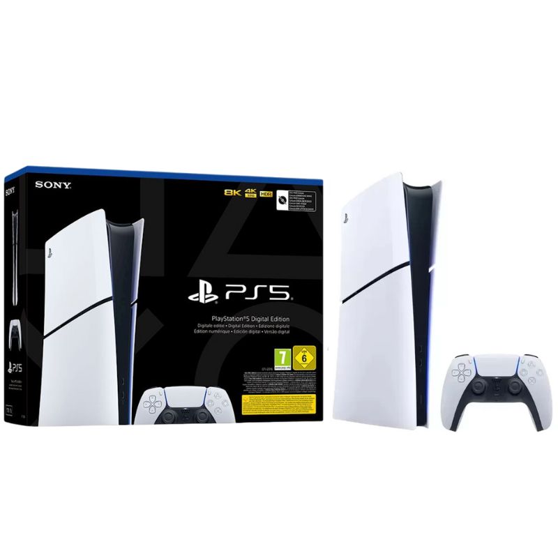 Consola Sony PlayStation 5 Slim Digital CFI-2016 1TB SSD - White/Black